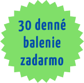 Nálepka 30-dňové balenie zadarmo